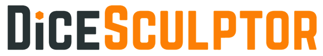 Dice Sculptor logo text